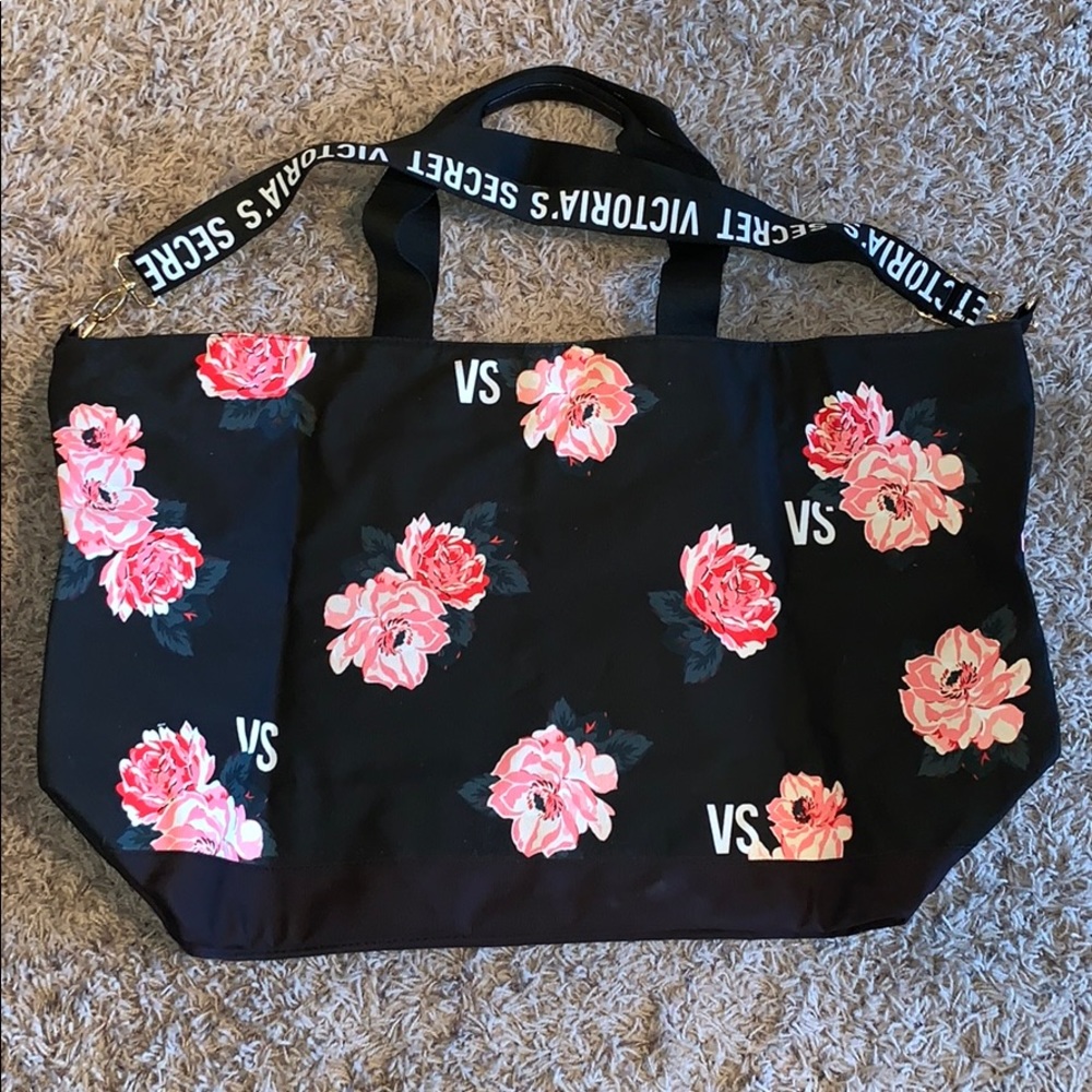 VS floral duffle bag
